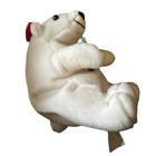 Coca-cola Bear With Red Ribbon Bean Bag Plush 1997 Collectible With Tags Bottle