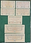 1st Military Set Of 7 Mpc 5  10  25  50     1   5    10 Series 461 Used In 1946-7