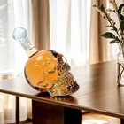 Glass Wine Decanter Set Of 5 Great Whiskey Drinking Skull Decanter Bottle   Cup