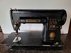 Rare Vtg Singer 301a Slant Needle Sewing Machine Nice Runs Well In Case