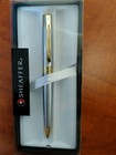 Sheaffer 300  Chrome With Gold Tone Ballpoint Pen 100  Authentic