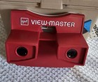 Gaf View-master 1970s Vintage Red white blue And 7 Sets Of Reels  