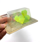 Vintage Gamescience High Impact Polyhedra Dice 10511 Zocchi Neon Green 6 New