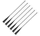 6 Pieces Replacement Black Whip Popper Nylon Hybrid Rope String Bullwhip Cracker