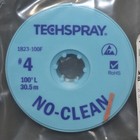 Techspray No-clean Desoldering Braid 1823-100f   4 X 100ft  Blue  Flux Coated