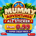 Mogo Stickers 1-6   all Sticker    Super Fast Delivery    for Monopoly Go   24 7