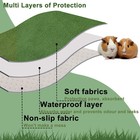 Fulue Guinea Pig Bedding Fleece Cage Liner C c 2x4 Blanket Absorbent Washable