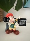 Disney Mgm Vintage 1987 Mickey Mouse Director Ceramic Figurine Ornament  japan