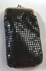 Vintage Black Beaded Cigarette Pack Holder