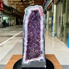 50lb Large Natural Amethyst Geode Cathedral Crystal Cluster Specimen Healing