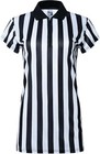 Murray Sporting Goods Women s Collared Black And White Stripe Referee Shirt