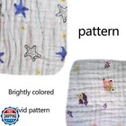 Baby Wash Cloth And Towels 5 Pack - Muslin Washcloths  Super Soft Newborn Bat