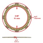 Caltric Clutch Friction Plates And Gasket Kit For Honda Atc200s 1984 1985 1986