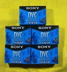 Sony Dvc Minidv Premium 60 Min Camcorder Video Cassette Tapes Lot Of 5 Sealed