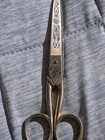 Vintage Steel Decorated Toledo Sewing Scissors Preowned Sharp 