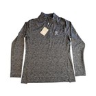 Levelwear East Lake Golf Club Performance Quarter Zip     Gray Pattern     Size S