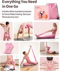 Home Pilates Kit For Women Essentials Equipment Set Pink 14      