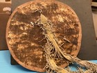 Native American  Ceremonial Hide Shield   Parflesche  Painted  Estate 18 