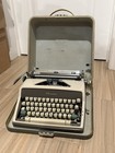 Vintage Olympia Deluxe Sm9 Manual Portable Typewriter W case West Germany 1960s