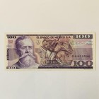 Mexican 100 Pesos Banknote  Mexico 1982 Revolution Unc Colorful Currency  Uv Art