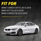 Carbon Fiber Interior Door Handle Cover For Bmw 3 4 Series F30 F31 F32 F35 1 10x