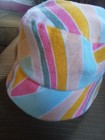 Girls Bucket Hat - One Size  Swirl Print - Aqua  Pink  Yellow  Green  New