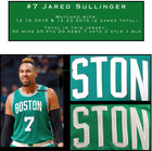 Fully Matched Or Money Back  Jared Sullinger Nba Celtics Game Worn Used Jersey