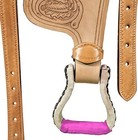 Western Horse Saddle Leather Barrel Racing Racer Equestrian Trail Tack Hand-tool