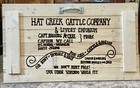 36    X 21    Lonesome Dove - Handmade - Rustic - Engraved - Sealed -  large Only 