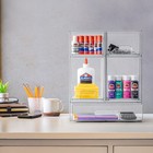 Sorbus Acrylic Organizer Storage Drawers  3 Drawer 