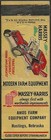 Massey-harris Early   Amos Farm Equip  Co    Matchcover Hastings  Ne Nebraska