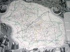 1852 Original Antique Map Of Department Of Loir Et Cher Blois    France
