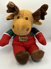 Dan Dee Collectors Choice Plush Moose Santa s Helper Christmas Vtg Holiday Toy