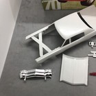 Salvage 70 Chevy Ss Impala Hard Body 4 Slot Car  1 25 Amt Serch Lbr Model Parts