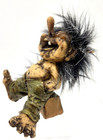 Lommedalen Troll Atelier Figurine Norway Seated Viking Helge Nordskar Way Nor