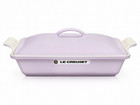 Le Creuset Heritage Rectangular Dish With Lid     Shallot  33cm   3 8l