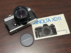Minolta Xd-11 Slr 35mm Film Camera  Rokkor-x 45mm 1 2 Lens And Many Accessories