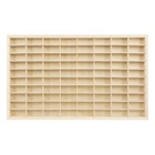 80 Grids Wooden Display Case For 1 64 Car Model Diecast Matchbox Storage Shelf