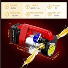 Cordless Electric Fuel Transfer Pump With Nozzle   Hoses Kit 12gpm 4 0ah Battery