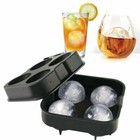 Ice Ball Maker Mold - Silicone Lid Large Round 2 0 Inch Sphere Cube For Whiskey
