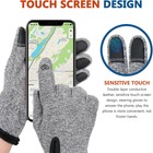 Winter Gloves Waterproof Warm 5-finger Touchscreen Non-slip Gloves For Men Women