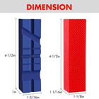 Workpro 2-pair 4-1 2  Vise Jaw Pads Magnetic Tpu Vise Jaw Protective Covers New