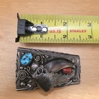 3 Native American Turquoise Sterling Silver Bolo Ties  read Below   