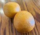 2 Faux Oranges Fruits Realistic Artificial Home Kitchen Decor - Final
