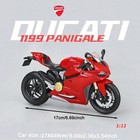 Maisto 1 12 Ducati 1199 Panigale Motorcycle Racing Diecast Model With Base Toy