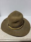 Us Army M-1911 Montana Peak Campaign Hat With Quartermaster Corps Campaign Cord