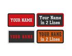 Custom Embroidered Name Tag Sew On Patch Motorcycle Biker Mc Badge 4  X 2   a 