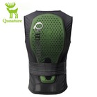 Qunature Skiing Spine Vest Snowboard Protective Padded Vest W thick Eva Back Pad