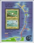 Virgin  sgms623 Mnh S s 1986 Cable Wireless Laying Ship Map  555v-558v 