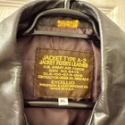 Vtg 1980s Excelled Usaf A-2 Military Flight Leather Jacket Xl Brown Made In Usa